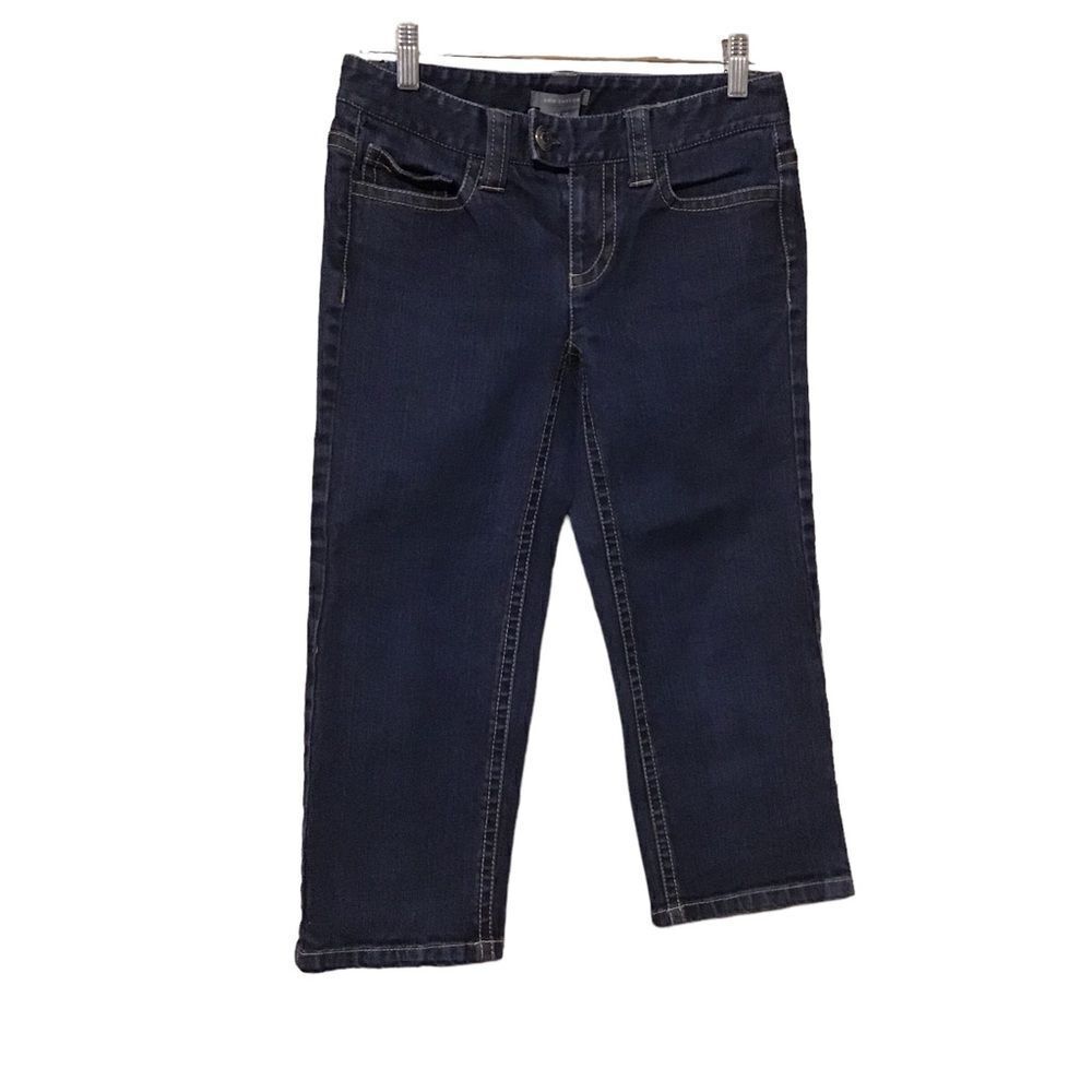 Ann Taylor Factory Slim Fit Denim Capri Pants 0